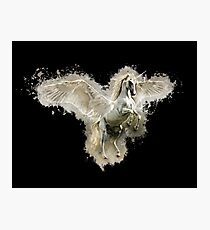 Unicorn fantasy glowing Art Photographic Print