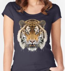 Topographic: Tiger Fitted Scoop T-Shirt
