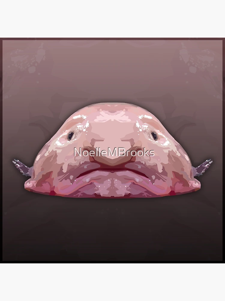 Topographic: Blob Fish Poster for Sale by NoelleMBrooks