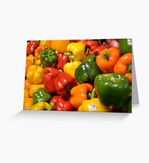 Sweet Peppers Greeting Card