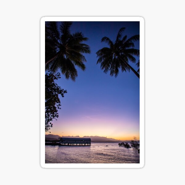 Port Douglas sunset Sticker