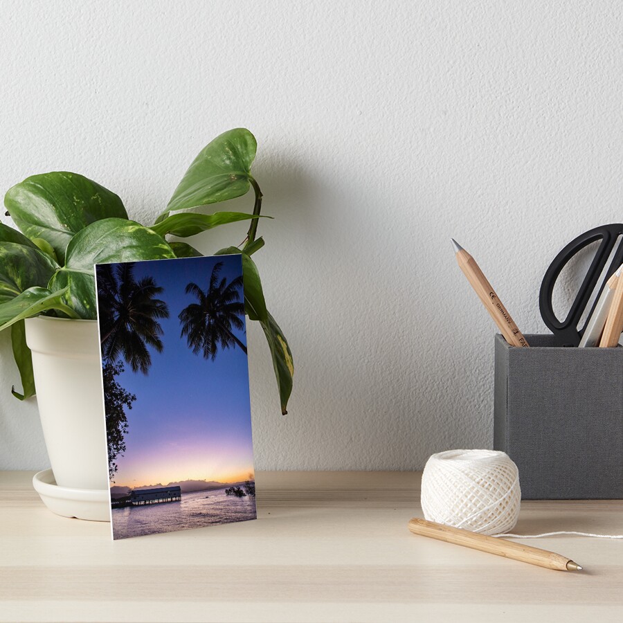 Port Douglas sunset Art Board Print