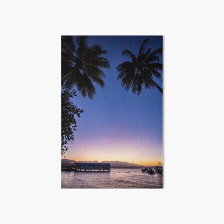 Port Douglas sunset Art Board Print