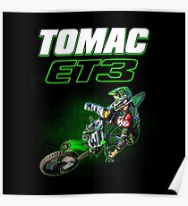 Motocross and Supercross Champion Eli ET3 Tomac Poster