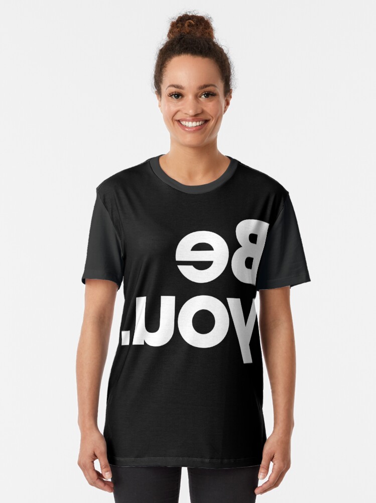 Alternate view of Be You - Black Graphic T-Shirt