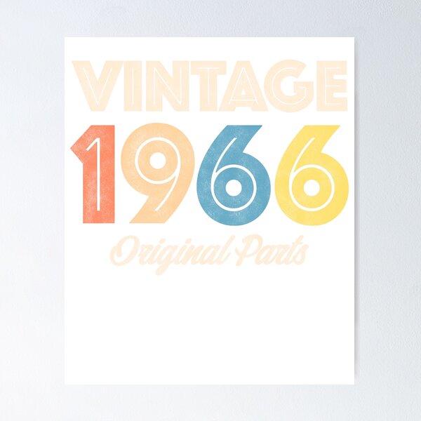 Item preview, Vintage Retro 1966 Birthday Original Parts designed and sold by Mmastert.