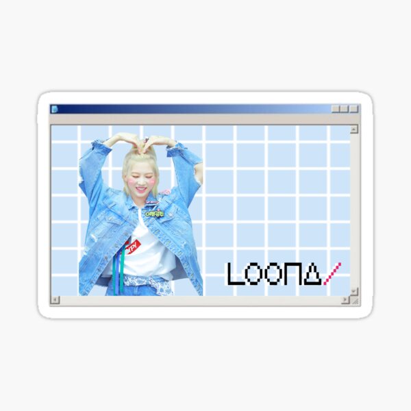 "Loona- Kim Lip" Sticker For Sale By Spacecrisps | Redbubble