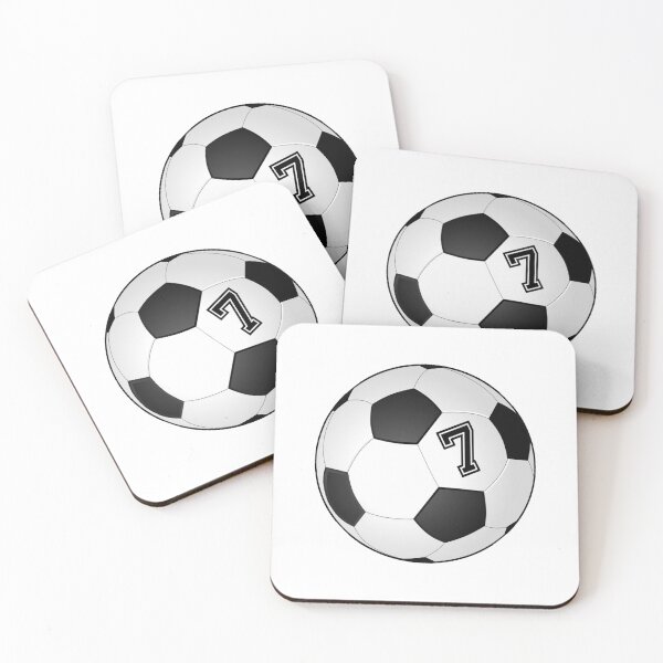 Item preview, Football Player Jersey No 7 Soccer Player Back Number #7 Ball Sport Sticker Gift designed and sold by theshirtinator.