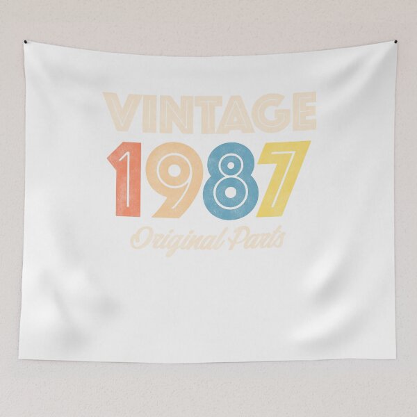 Item preview, Vintage Retro 1987 Birthday Original Parts designed and sold by Mmastert.