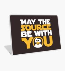 May The Source Be With You - Tux Edition Laptop Skin