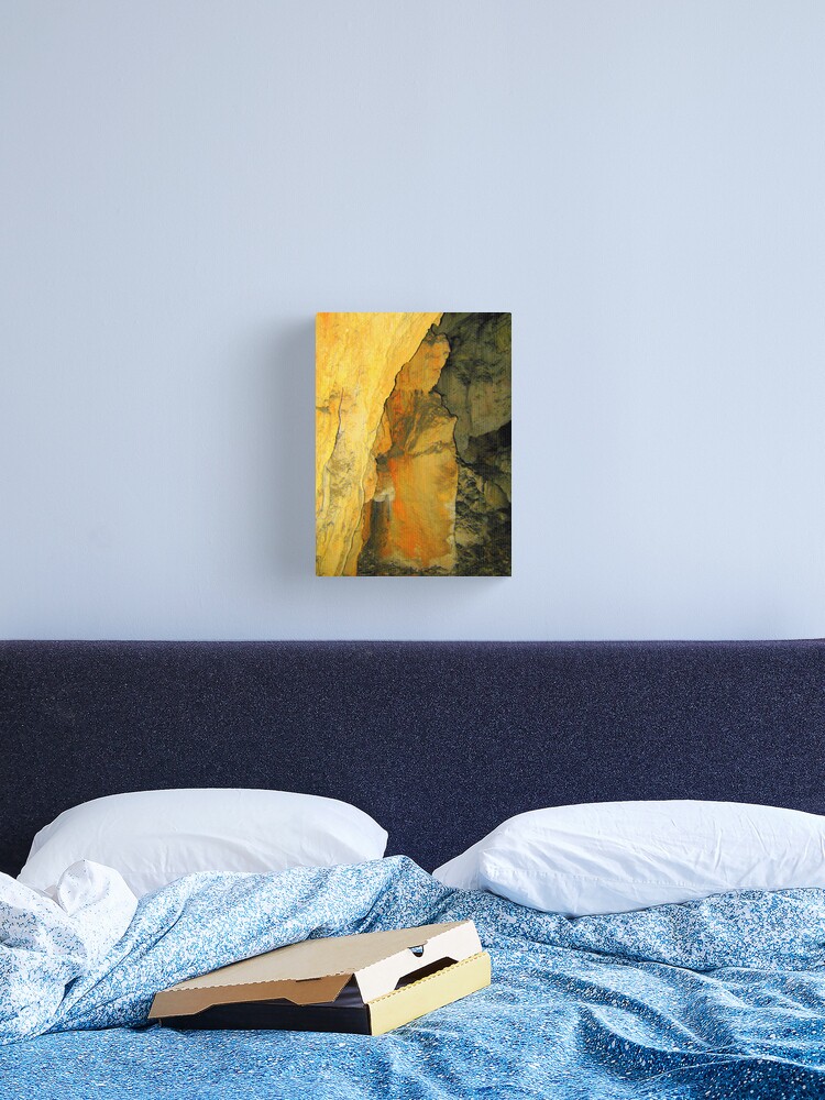 Thumbnail 2 of 3, Canvas Print, LONELY LADY IN THE CAVE designed and sold by TatianaMichaela.