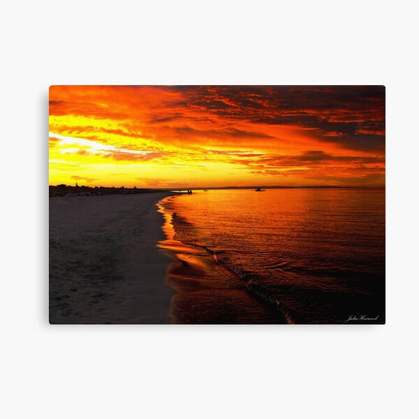 Sunset at Busselton Canvas Print