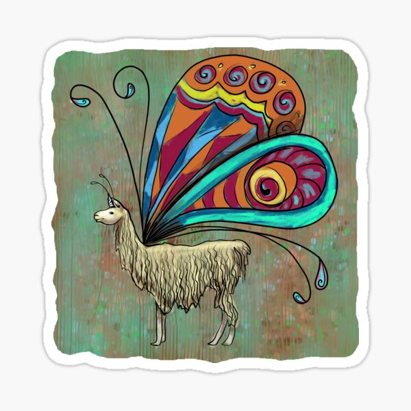 Unillamerfly Sticker