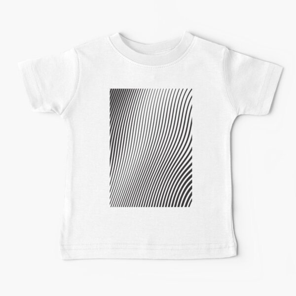 WAVE (BLACK) Camiseta para bebés