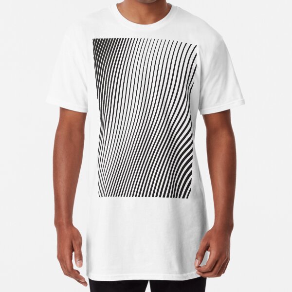 WAVE (BLACK) Camiseta larga