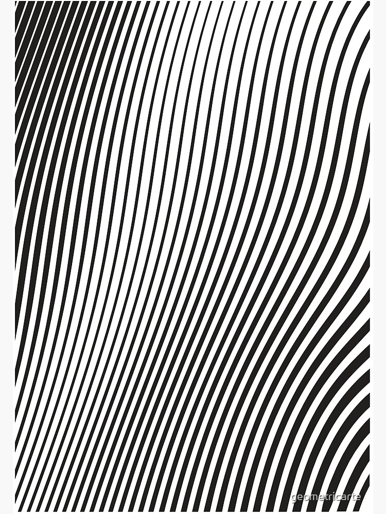WAVE (BLACK) de geometricarte