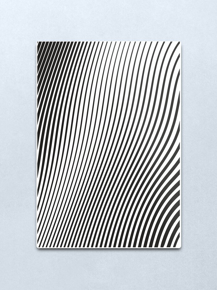 Vista alternativa de Lámina metálica WAVE (BLACK)