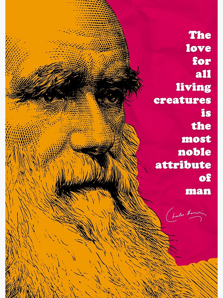 Discover Charles Darwin Quote Premium Matte Vertical Poster