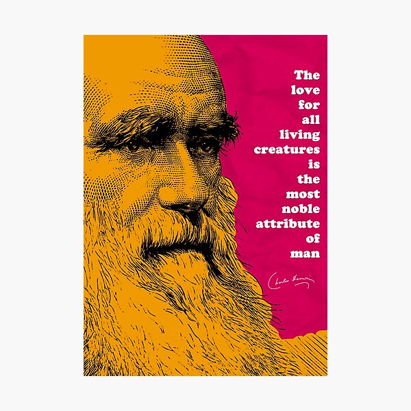 Item preview, Charles Darwin Quote  designed and sold by pahleeloola.