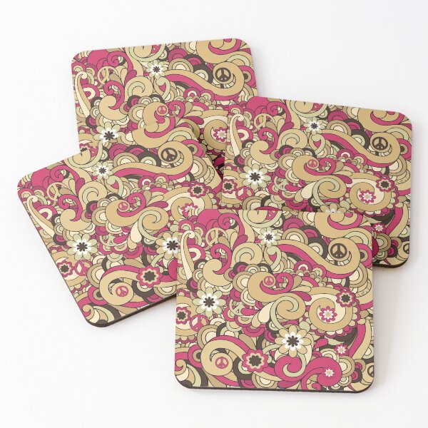 Item preview, Vintage Hippie Swirl Pattern  designed and sold by Nartissima.