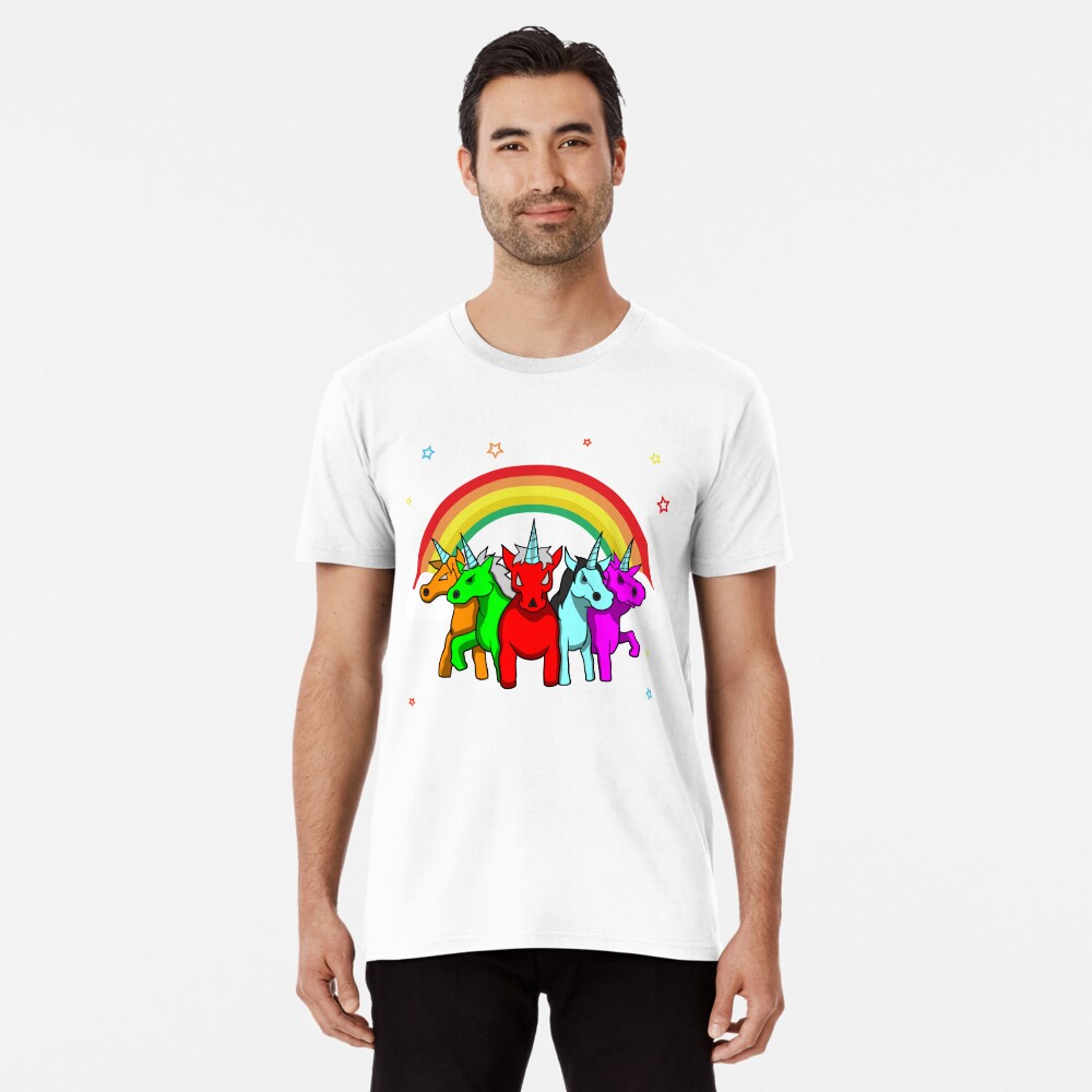 Evil Unicorn Shirt - Rainbow Evil Zombie Halloween Toddler Premium T-Shirt