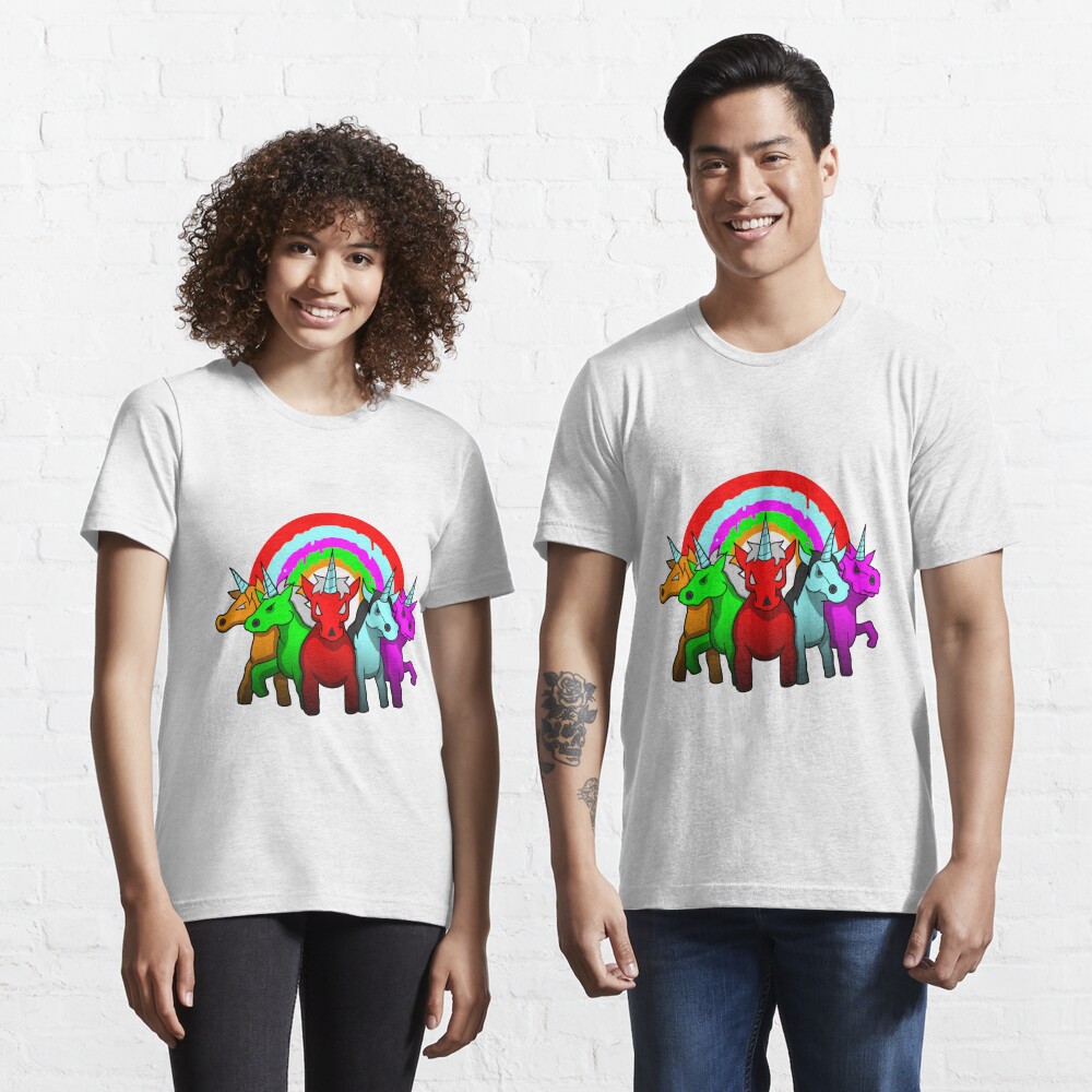 Evil Unicorn Shirt - Rainbow Evil Zombie Halloween Toddler Premium T-Shirt