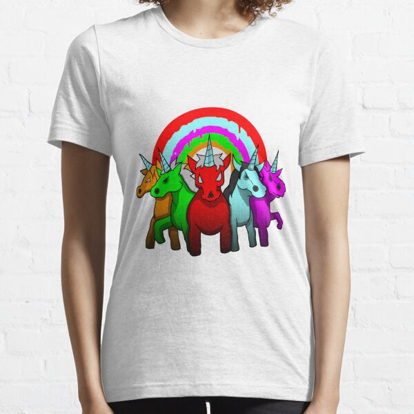 Evil Unicorn Shirt - Rainbow Evil Zombie Halloween Toddler Premium T-Shirt