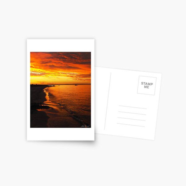Firey Sky Postcard