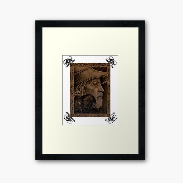 Odin Framed Art Print
