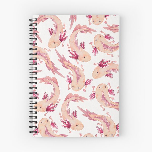 Item preview, Mexican Axolotls Watercolor designed and sold by Cat Coquillette.