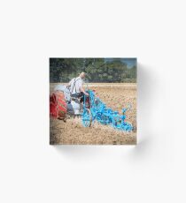 Ploughing Acrylic Block