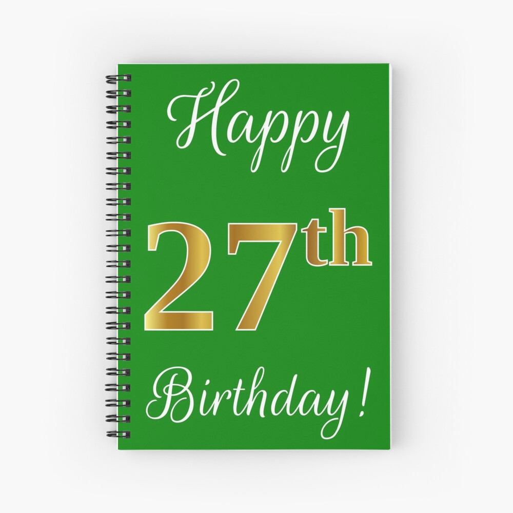 Một sinh nhật số 27 là một cột mốc đặc biệt và đáng chúc mừng trong cuộc đời. Hãy tưởng tượng bạn nhận được một bức thẻ sinh nhật màu vàng giả tinh tế để kỷ niệm ngày sinh nhật quan trọng này. Hãy truy cập bộ sưu tập của chúng tôi để tìm kiếm những mẫu thẻ sinh nhật đặc biệt như vậy.