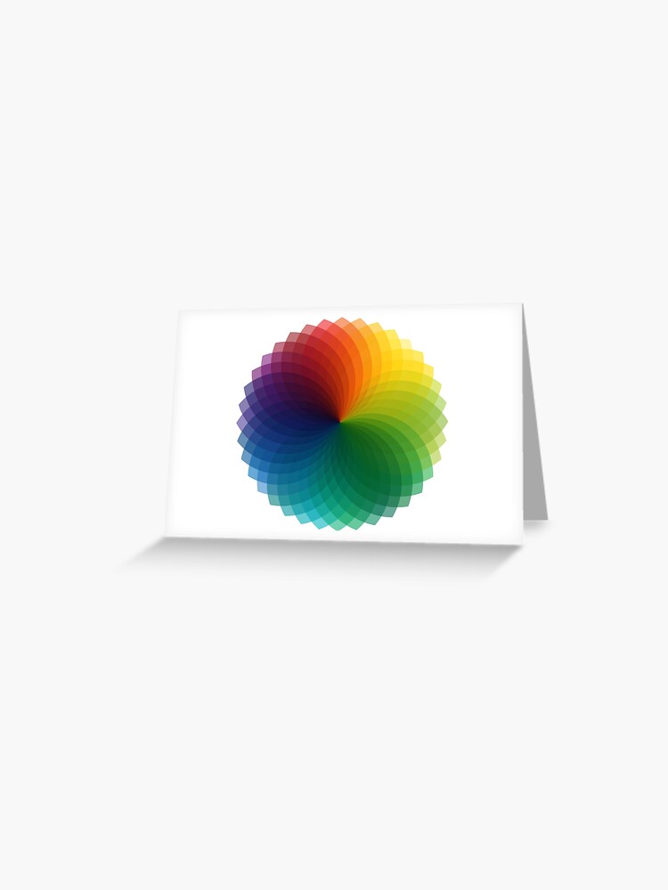 Color Wheel - Design Colour Theory Greeting Card for Sale by Oh Hi