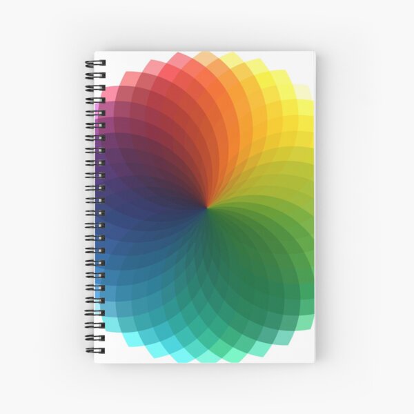 Color Wheel - Design Colour Theory Spiral Notebook
