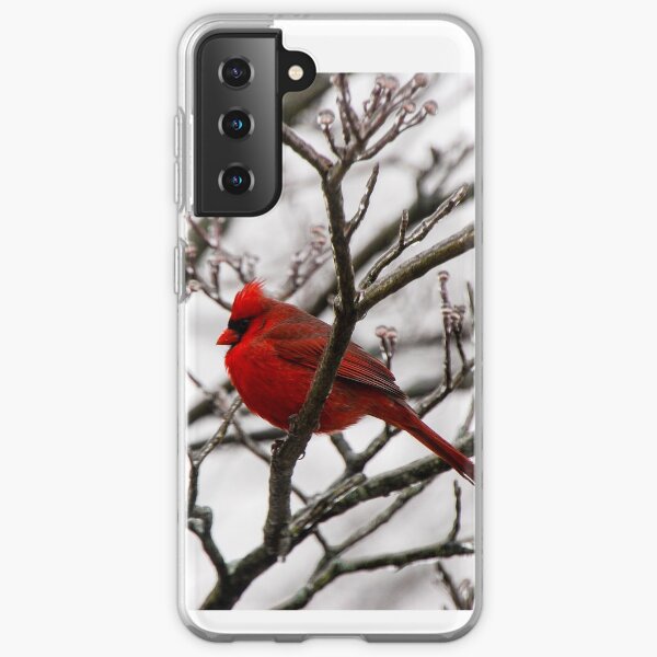 Winter Cardinal - Icy Tree Samsung Galaxy Soft Case