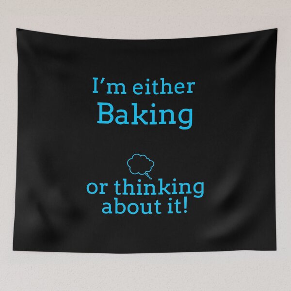 Artikelvorschau, Denken Sie, Bäckerei-T-Shirts. Geschenke für Bäcker. Liebe zum Backen. entworfen und verkauft von Bronby.