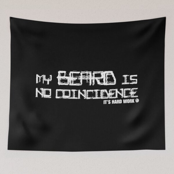 Item preview, My beard is not a coincidence text version designed and sold by netrok.