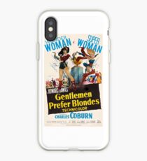 Gentlemen prefer blondes iPhone Case