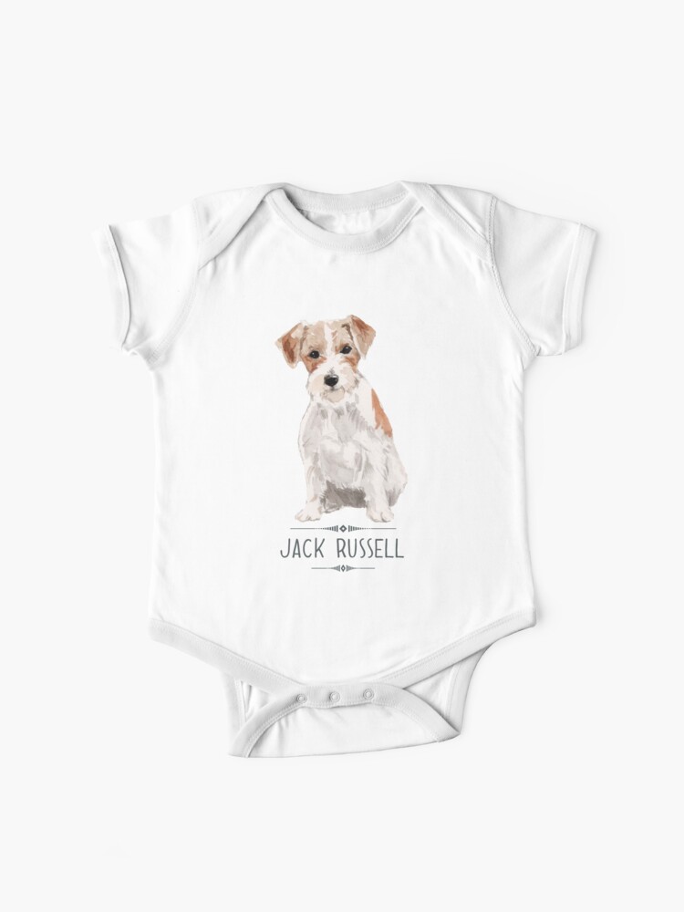 Jack Russell Terrier Baby One Piece By Bullshirter Redbubble