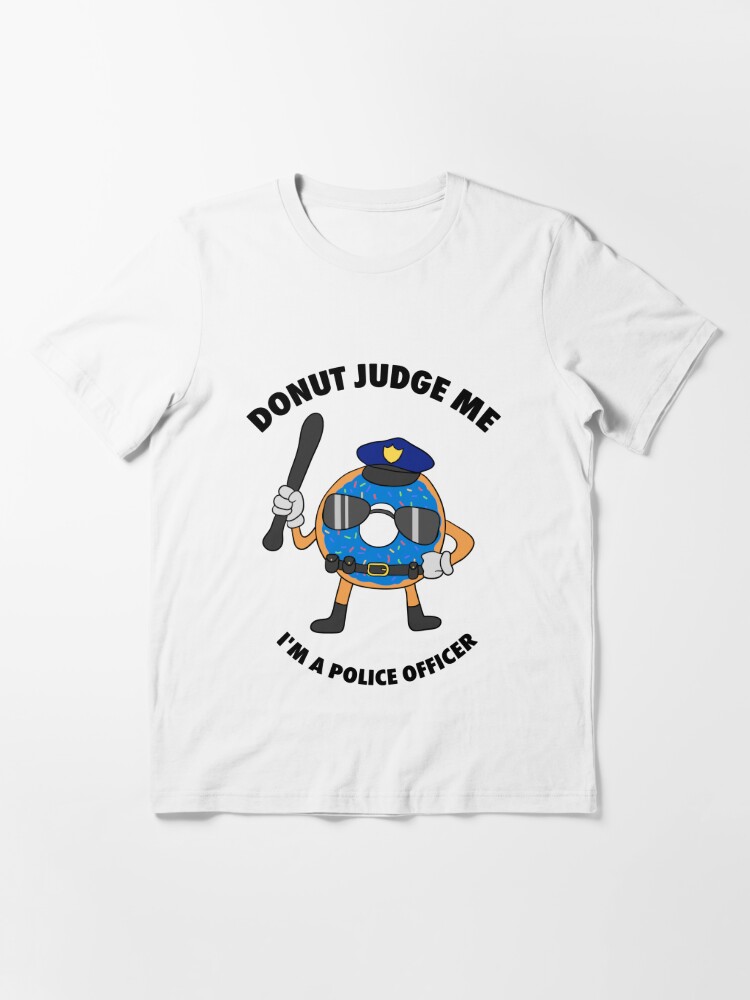 Donut Cop Funny I Love Donuts Police Officer Gifts' Men's T-Shirt