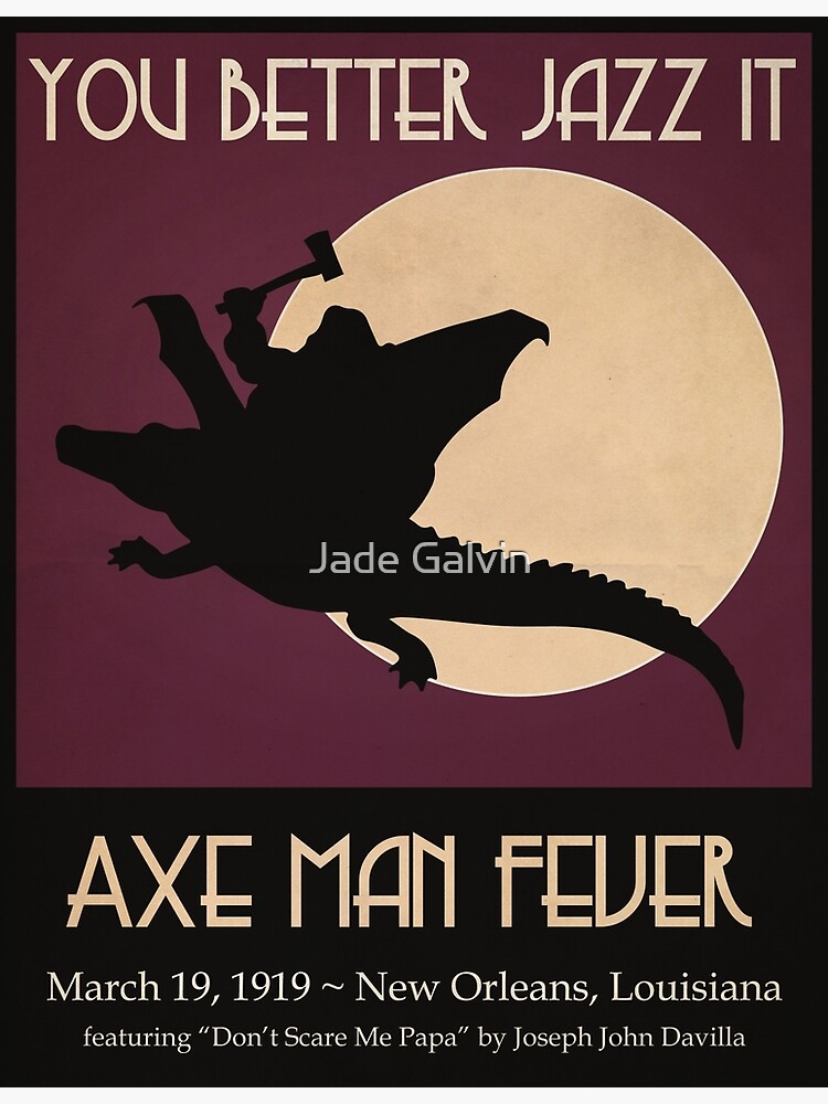 Disover Axe Man Fever Premium Matte Vertical Poster