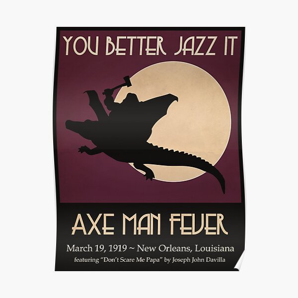 Axe Man Fever Poster