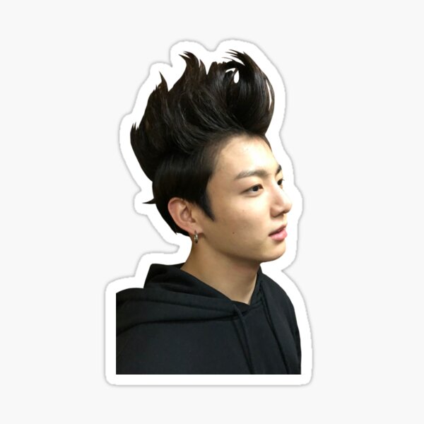 Spiky Hair Stickers Redbubble - spiky hair free roblox hair boy