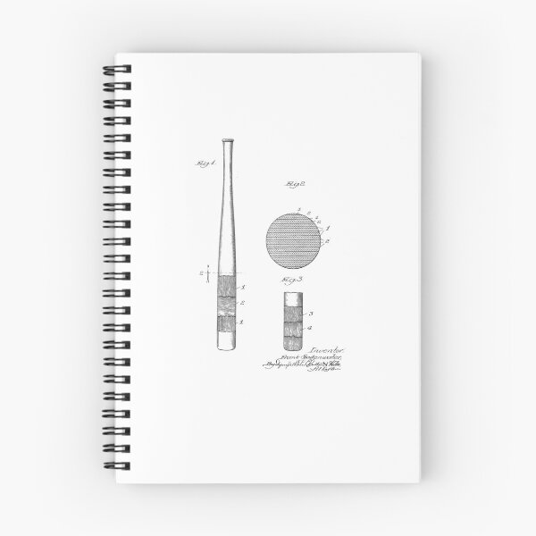 Item preview, Baseball Bat Vintage Patent Drawing designed and sold by TheYoungDesigns.