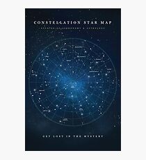 Constellation Star Map Photographic Print