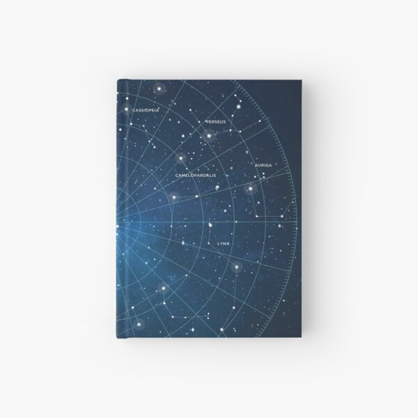 Constellation Star Map Hardcover Journal