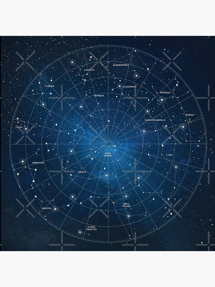 Constellation Star Map by coffeewithmilk