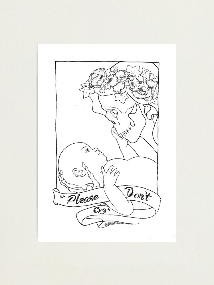 Alternate view of Please Don't Cry Photographic Print