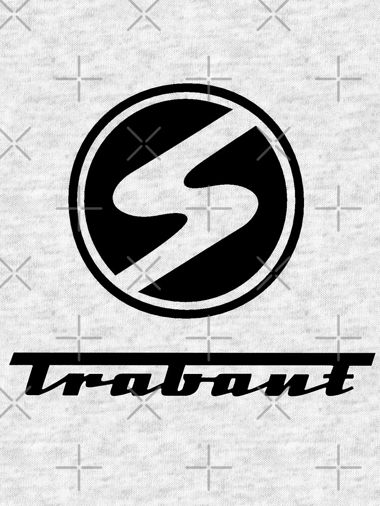 Trabant t-shirt - the DDR East German Automotive Marvel - Trabby - in black by poland-ball