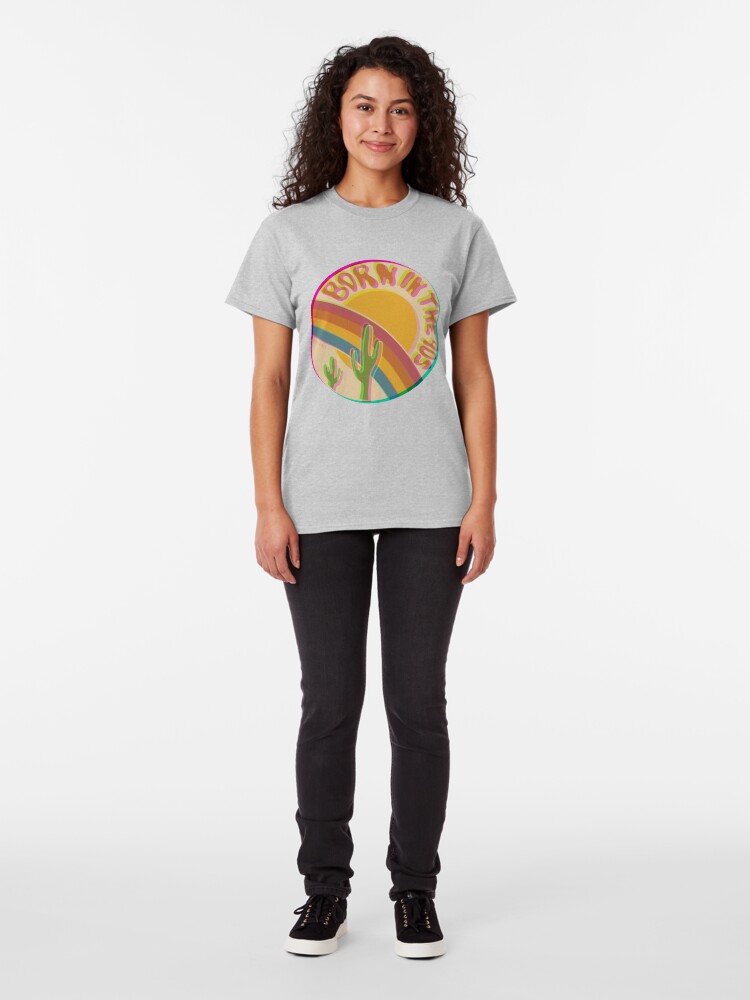 Alternate view of Born in the 90's in 3D Classic T-Shirt